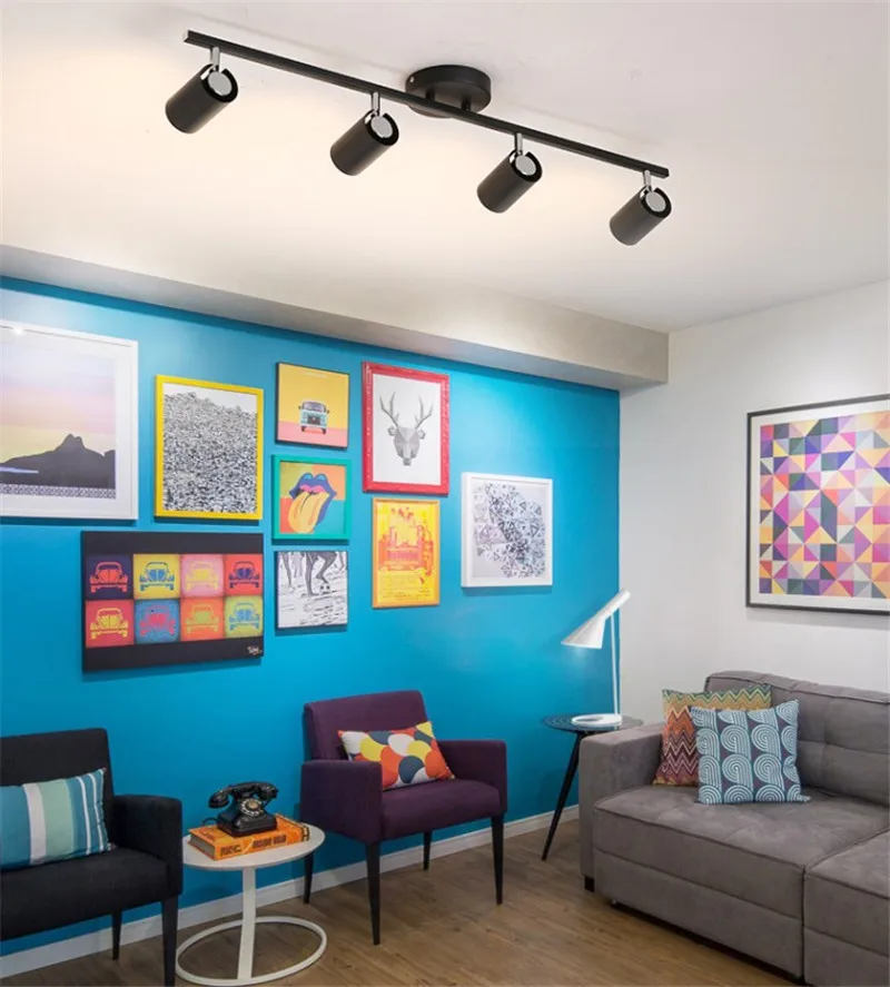 Настенный потолочный светодиодный светильник в скандинавском стиле для