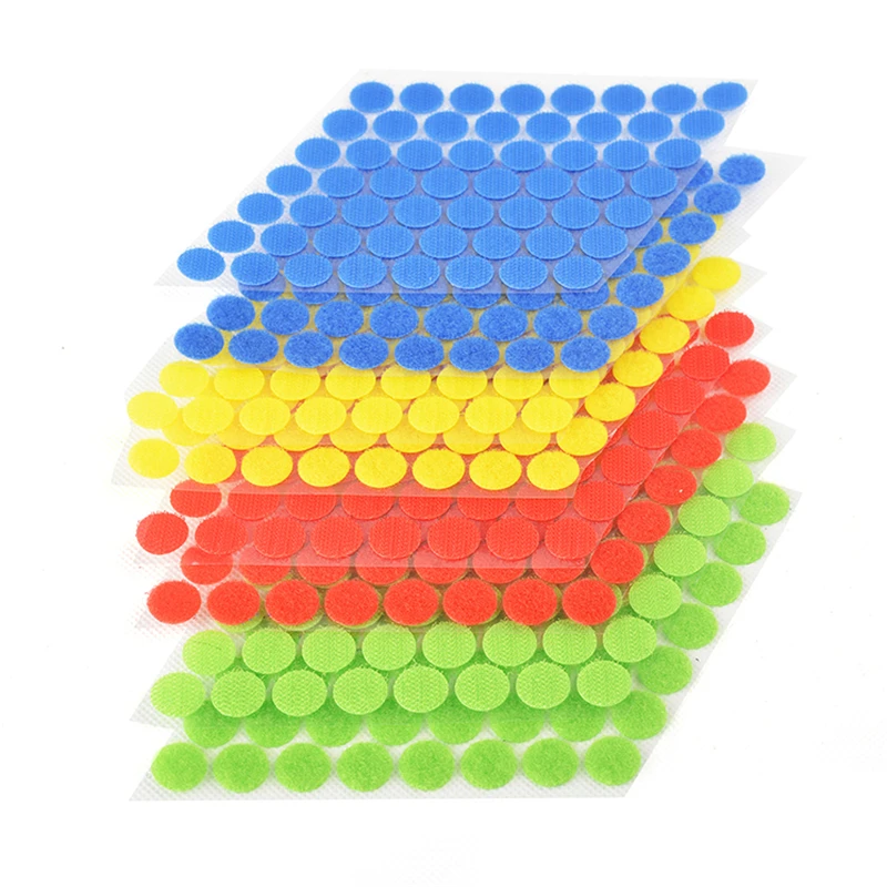 50 пар нейлоновых бархатных наклеек на липучку клейких лент 10/15/20 мм|Клейкая