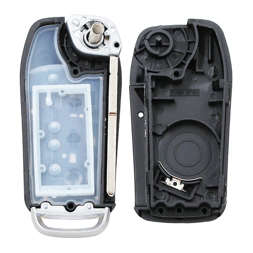 Модифицированный складной чехол с 3 кнопками и откидной крышкой для