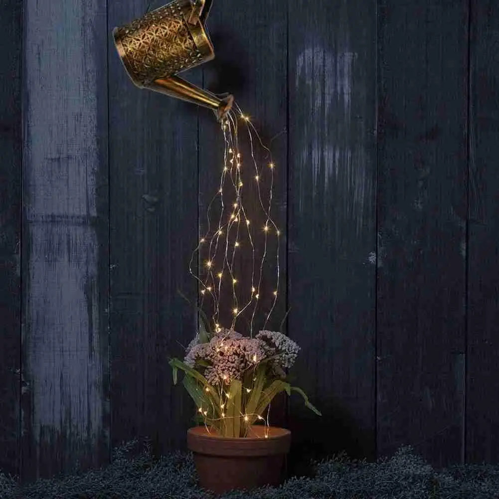 

Solar Watering Can Sprinkler Magic Lamp Waterproof Shower Lamp Outdoor Garden Lawn Courtyard Decoration