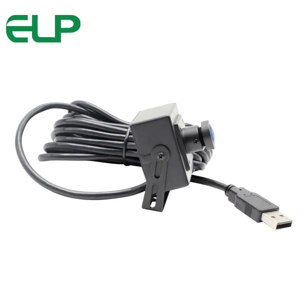 ELP камера USB 0 3 мегапиксельная с черным Чехол и широкоугольным объективом для всех