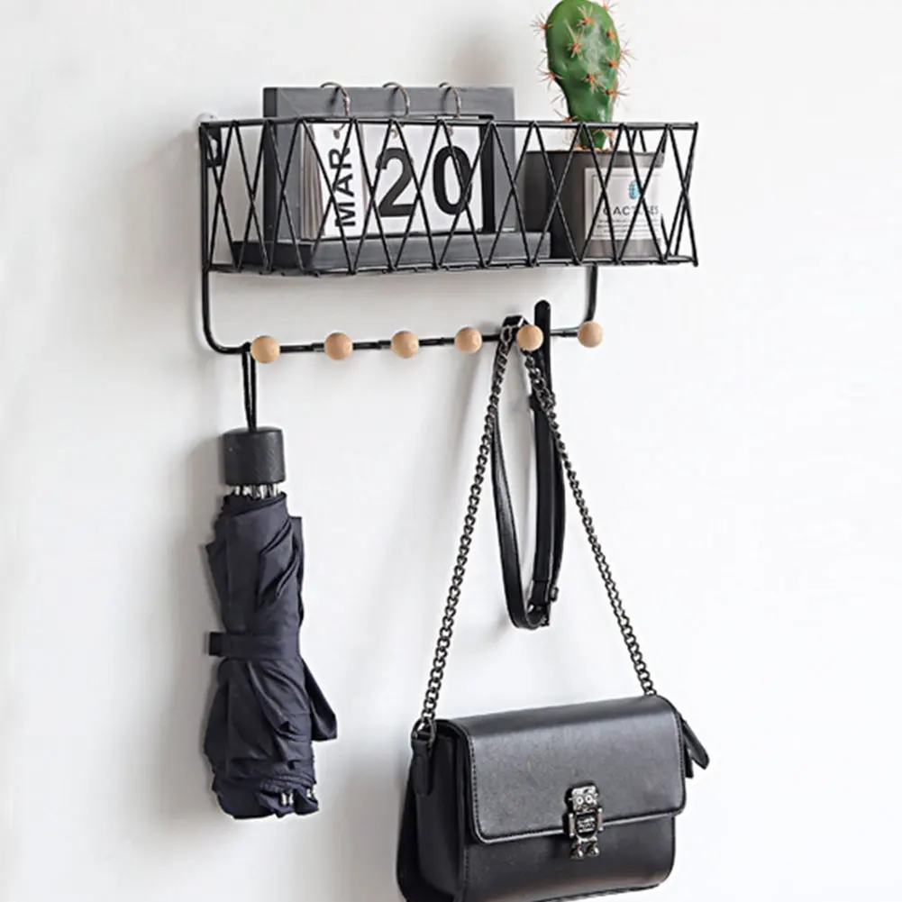 Полка для хранения косметики железная декоративная настенная полка кухни