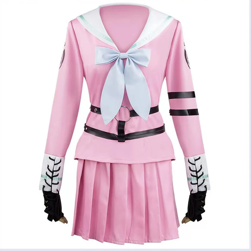 

New Anime Danganronpa V3 Miu Iruma Cosplay Costumes High School Student Uniforms Full Set Girls Skirt Halloween Carnival Suits