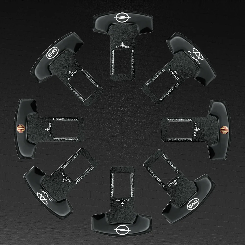 

Car Simple Sign Metal Safety Belt Alarm Plug Car Decorative for Volkswagens VWs Golf 4 6 7 GTI Tiguan Passat B5 B6 B7 Jetta Polo