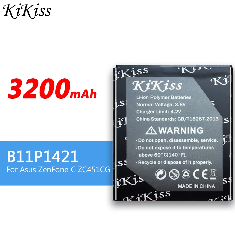Аккумулятор B11P1421 3200 мАч для Asus ZenFone C ZC451CG Z007 мобильный телефон высококачественные