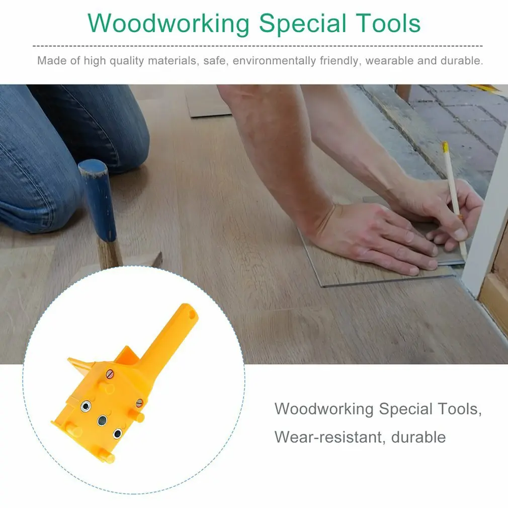 

3pcs Woodworking Dowel Jig Drill Guide Positioning Tools With Metal Dowel Pins 6 8 10mm Drilling Wood Drilling Hole Saw Kit