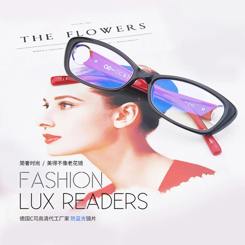 Женские оптические очки Студенческая оправа для очков по рецепту черная с