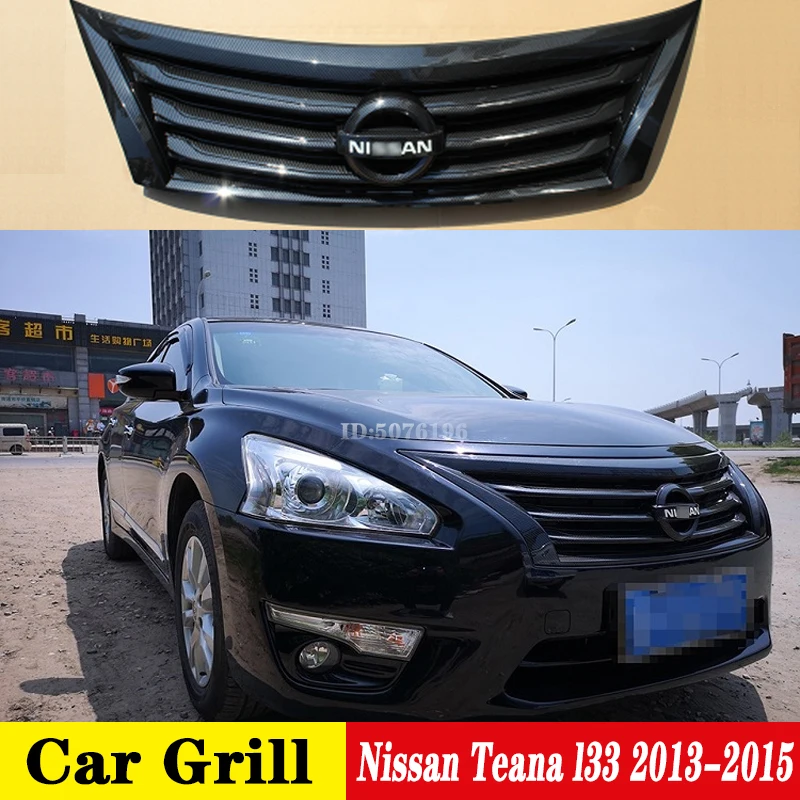 Модифицированная Передняя гоночная решетка ABS решетка для NISSAN TEANA l33 2013 передняя решетка радиатора