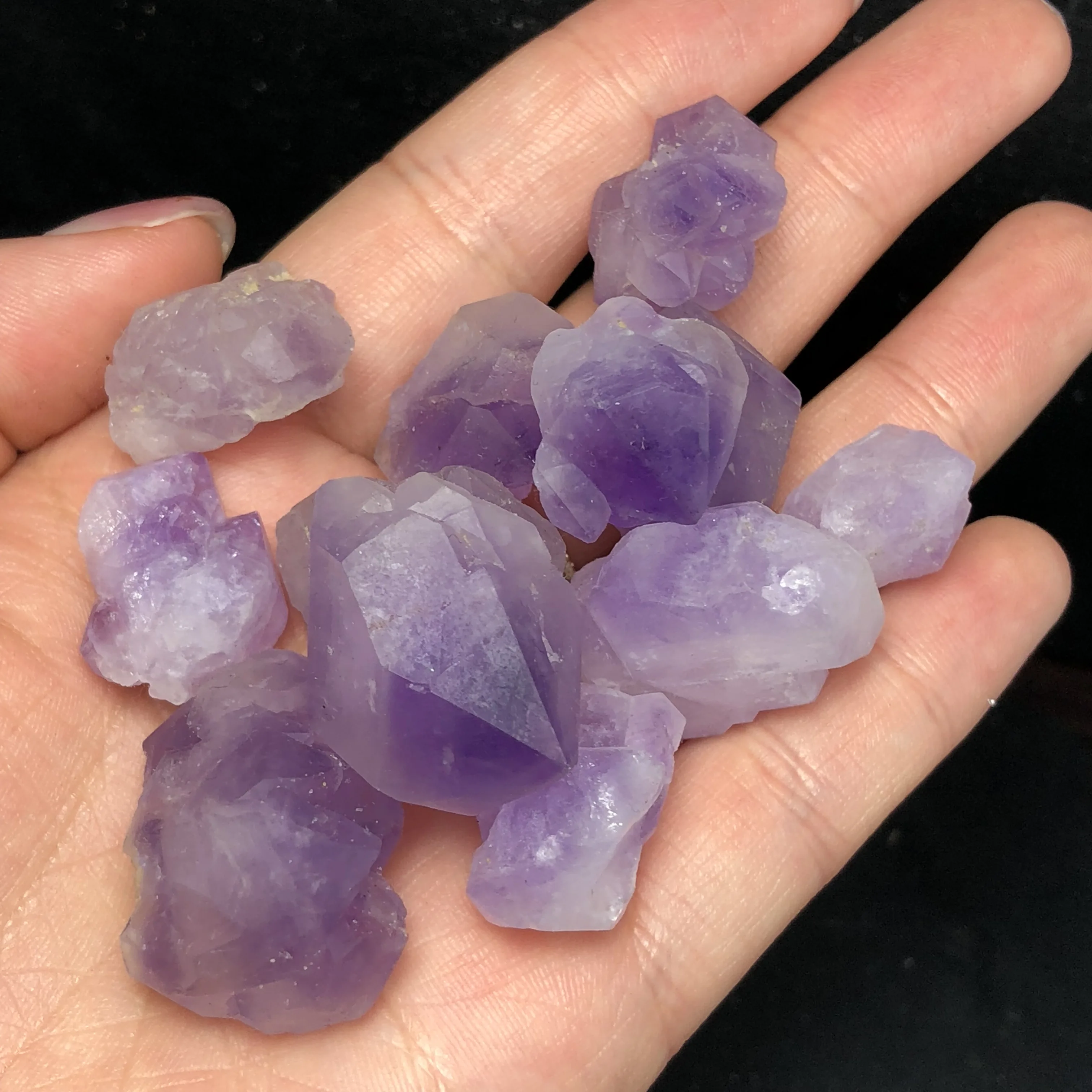 

100g Natural fantasy amethyst irregular gravel, meditation reiki healing beautiful crafts