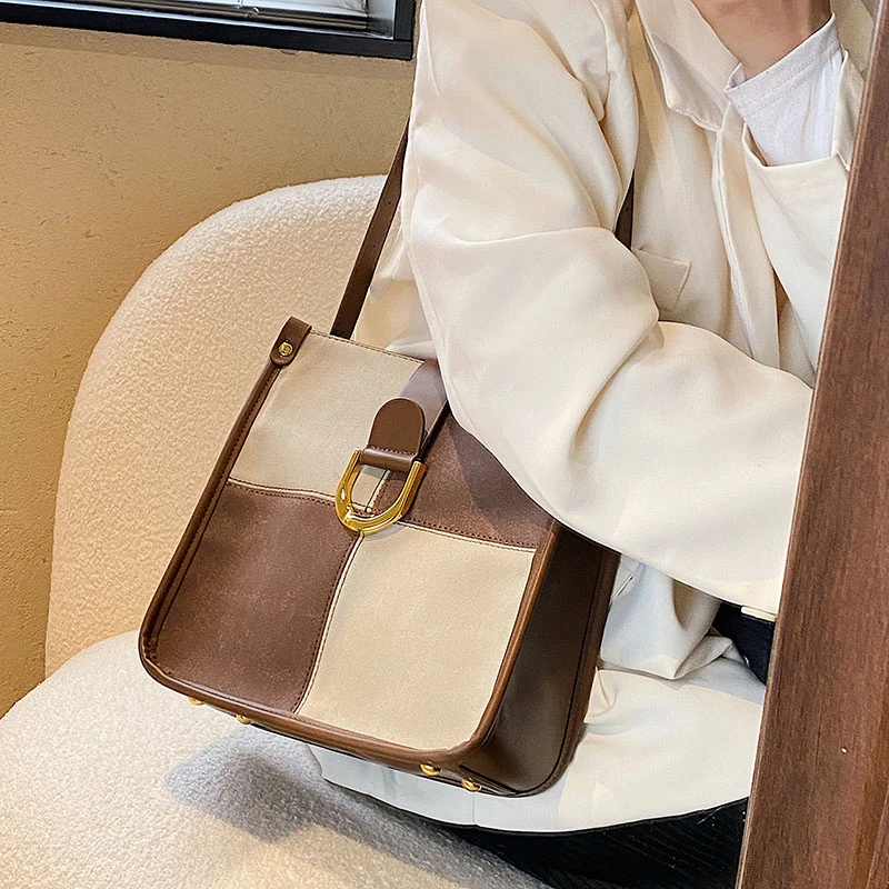 Модная женская сумка через плечо мозаичная дизайнерская сумочка в клетку