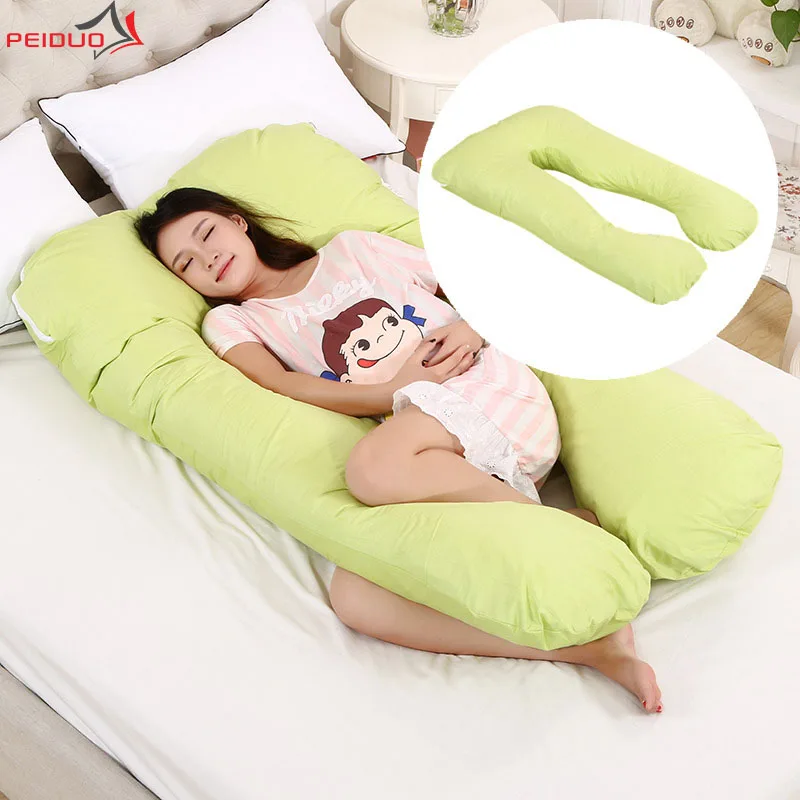 

Подушка для поддержки сна Peiduo для беременных женщин, 100% хлопок, U-образные подушки для беременных, подушки для сна на боку