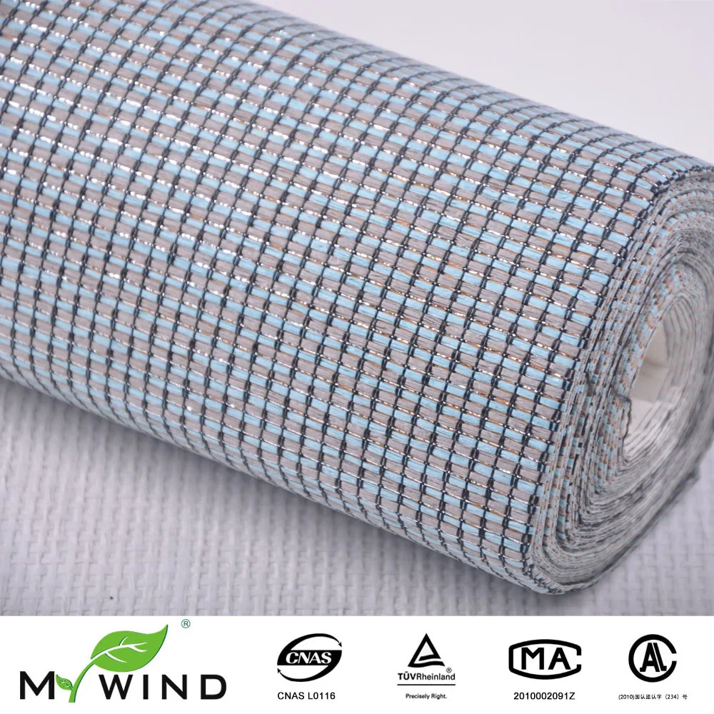 MY WIND Ice Aqua высотное плетение бумажными трубочками материал стеновые покрытия