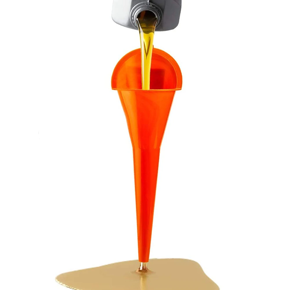 Многофункциональная пластиковая воронка с длинным стержнем для автомобилей