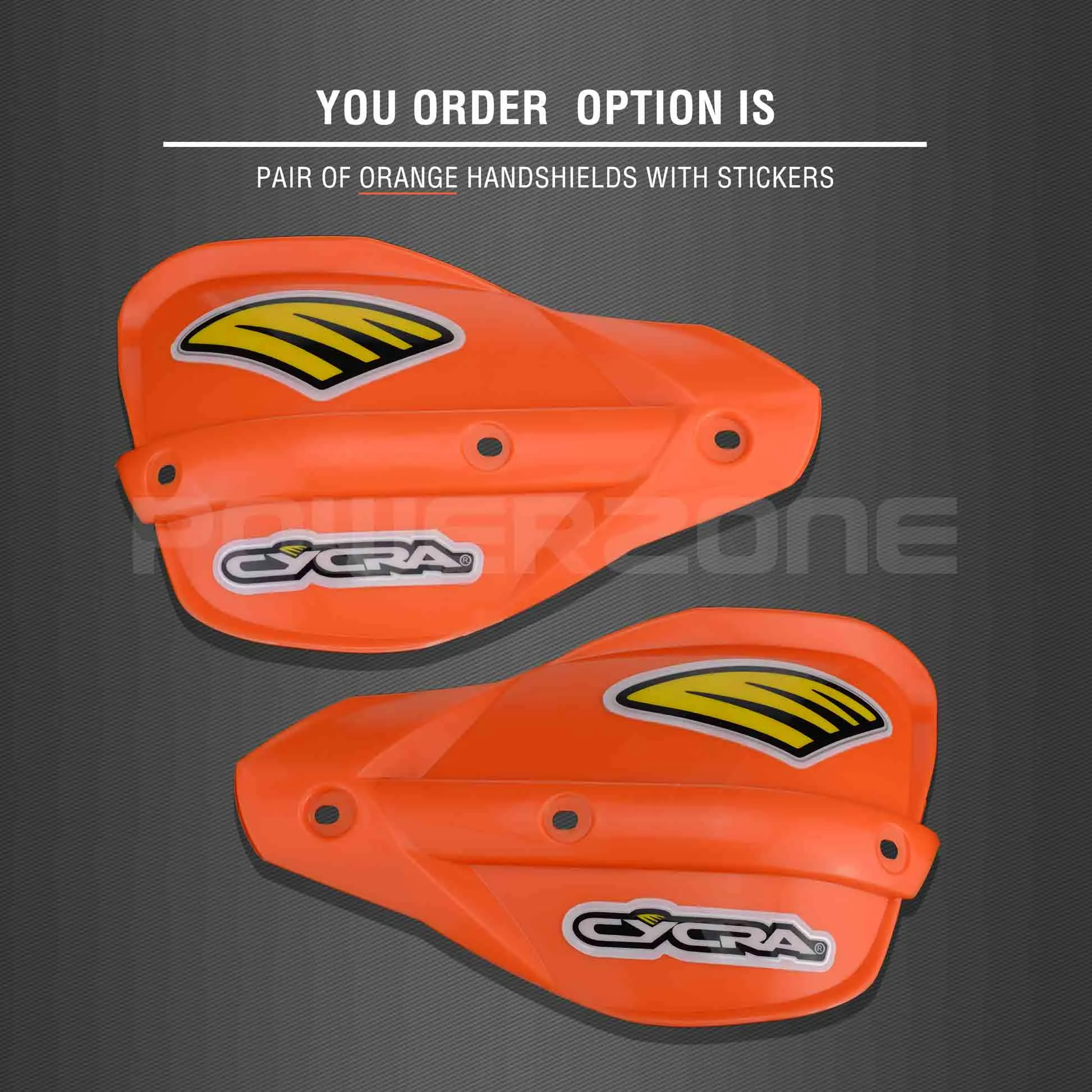 Orange Handshield Powerzone Probend рукавицы для Honda KTM ADV EXC EnduroHusqvarna TE CRF WRF DRZ KLX Мотоцикл Байк ATV руль - Цвет: Orange Handshield