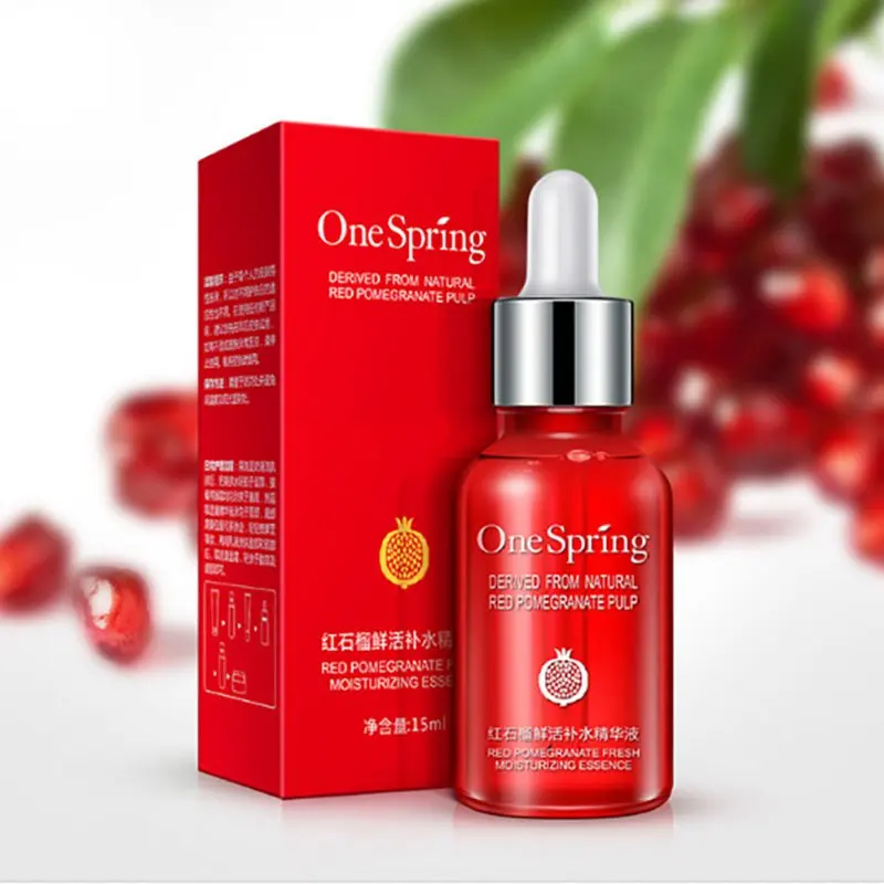 

Whitening Anti Aging Hyaluronic Acid Liquid Red Pomegranate Nourishing Moisturzing Essence Serum Pregnant Eye Essence
