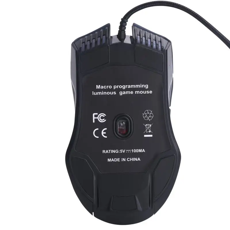 Фото Проводная игровая мышь G4 с usb интерфейсом 6 клавишная Кнопка RGB градиентными Проводная игровая мышь G4 с usb интерфейсом 6 клавишная Кнопка RGB градиентными