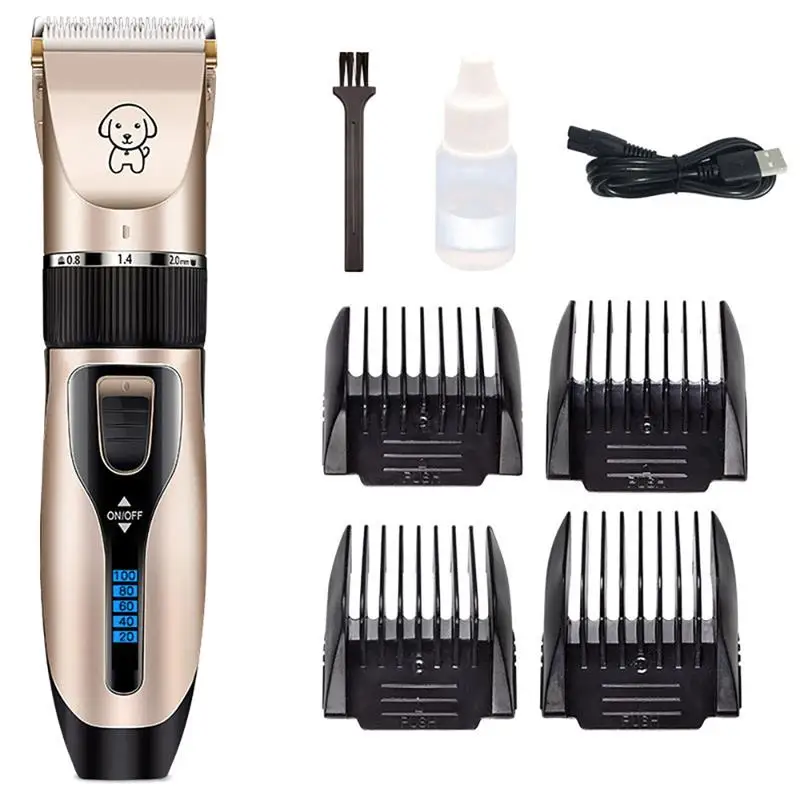 

Profession Electrical Pet Dog Hair Trimmer Animal Grooming Clipper Cat Cutter Machine Shaver Electric Scissor