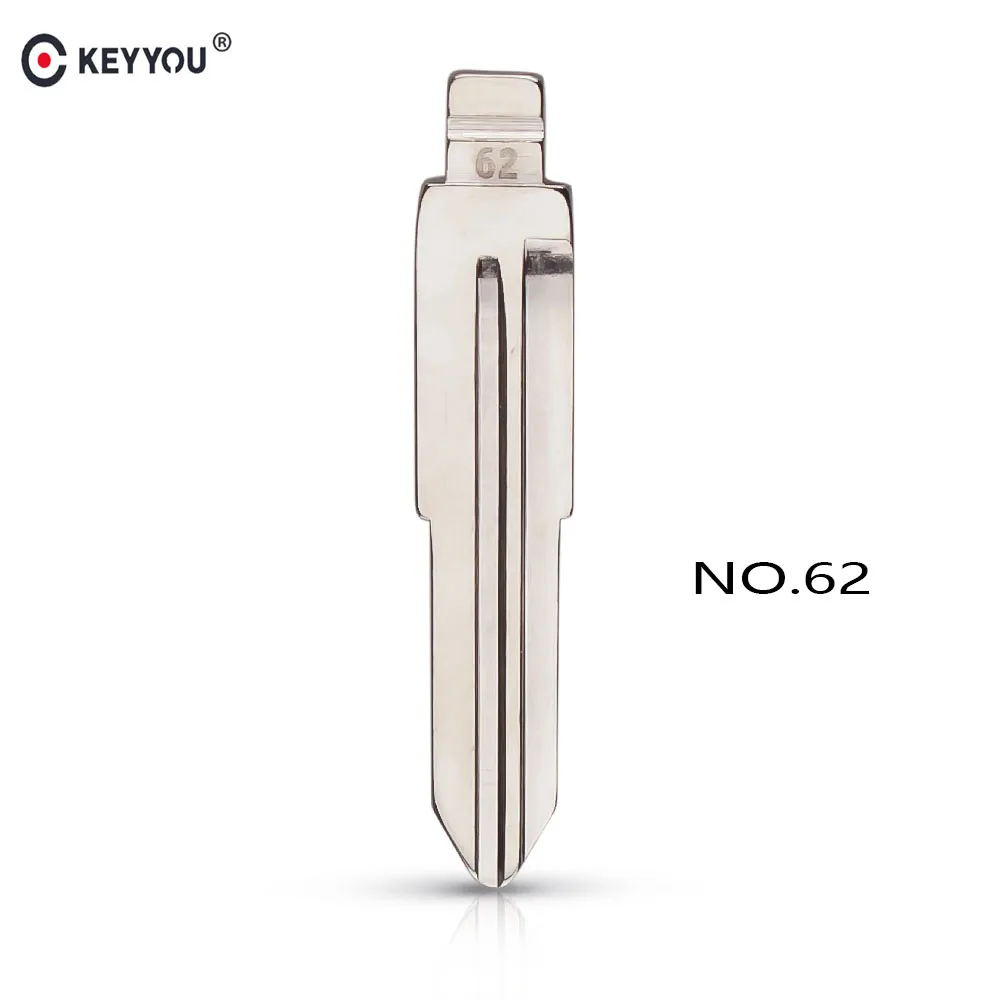 KEYYOU 62# Replacement Flip Remote Key Blade Car blank For Mitsubishi Lancer Galant Outlander Pajero Left NO.62 | Автомобили и