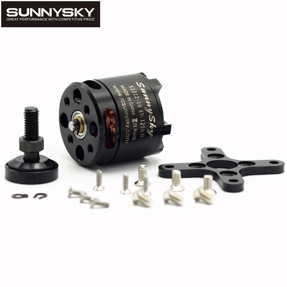 Sunnysky X2212 980KV/1250KV/KV1400/2450KV 2-4S бесщеточный двигатель (короткий вал) для