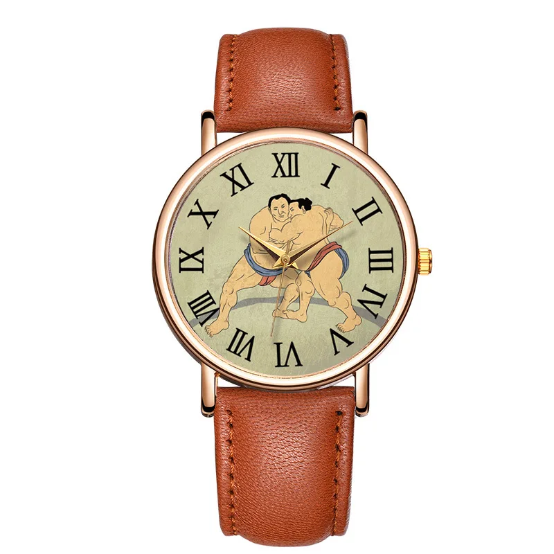 Модные Повседневные циферблат с римскими цифрами большие мужские дизайнерские