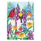 Набор для алмазной вышивки стразы, картина 5D сделай сам в форме цветка и птицы, мозаика с изображением животных, украшение для дома, подарок