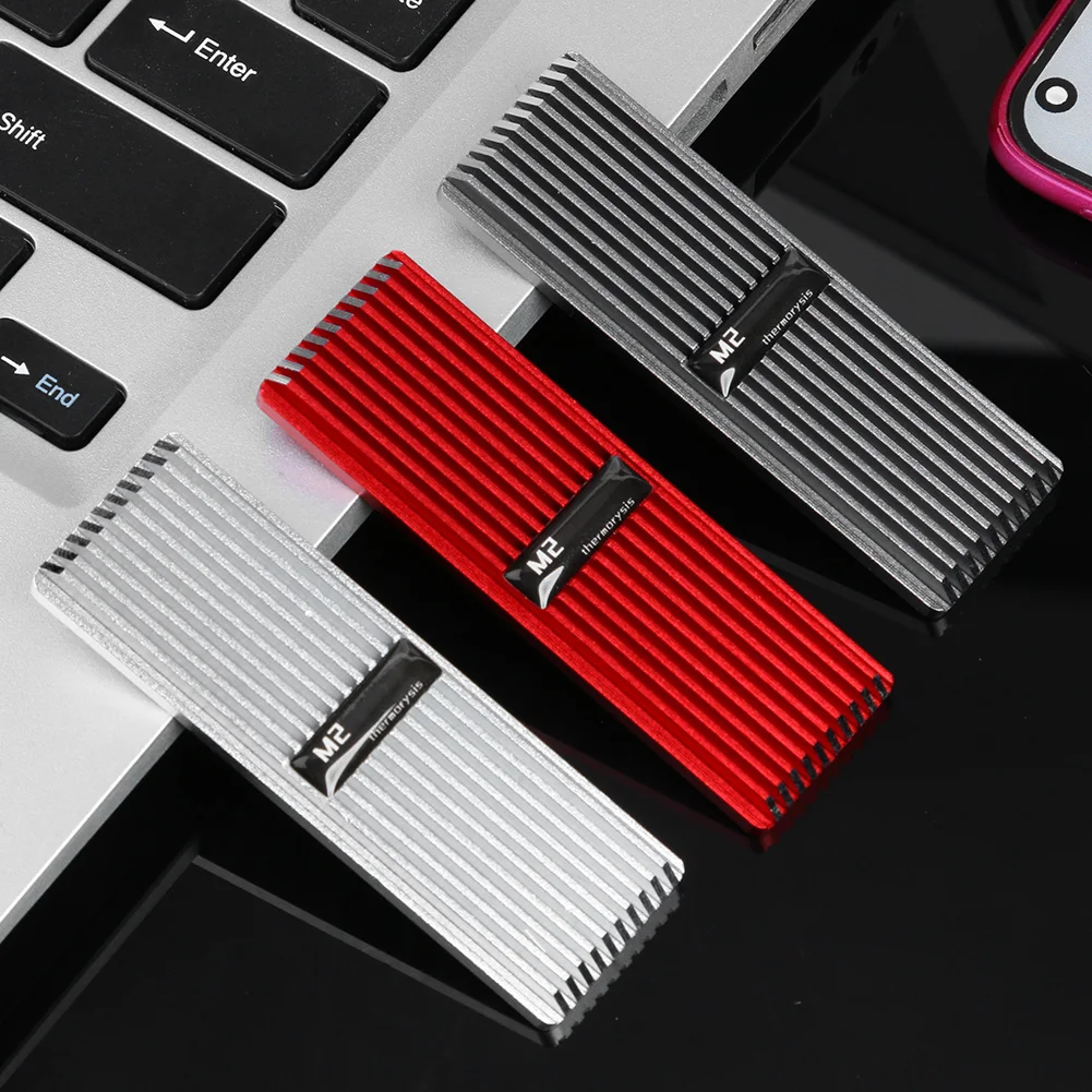 

Радиатор M.2 SSD NVMe, твердотельный накопитель NVME, теплоотвод, термопрокладки для настольного ПК