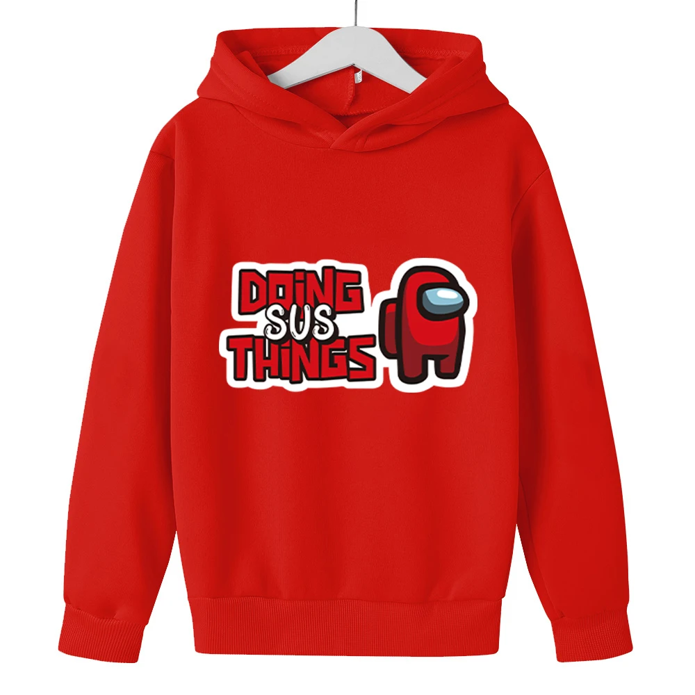 

Funny Video Games Between us Hoodies For Teens Girls Cute Impostor Boys Clothes Sweatshirt Long Sleeve Toddler Sudadera Anime