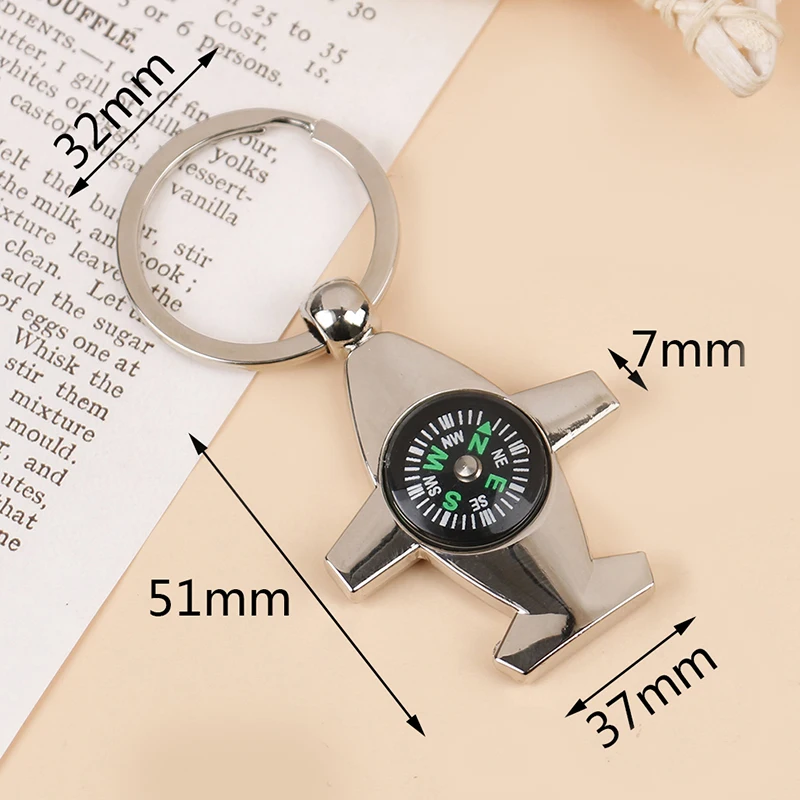 

Открытый компас брелок с самолетом брелок для автомобильной сумки брелок для пар любимый подарок