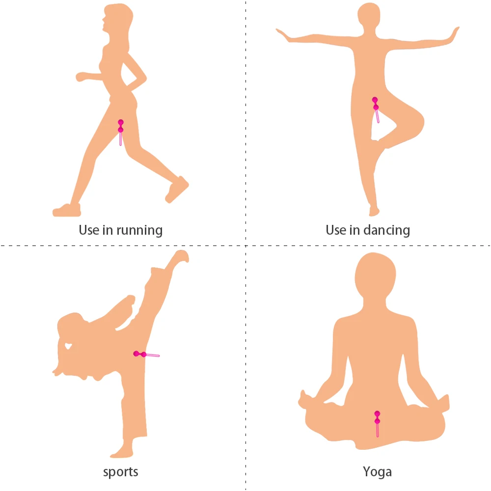 Набор безопасный силикон умный мяч Кегеля вагинальные влагалище затянуть
