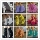 Туфли женские на плоской подошве, сандалии карамельных цветов, аксессуары для кукол, украшения для кукол принцесс