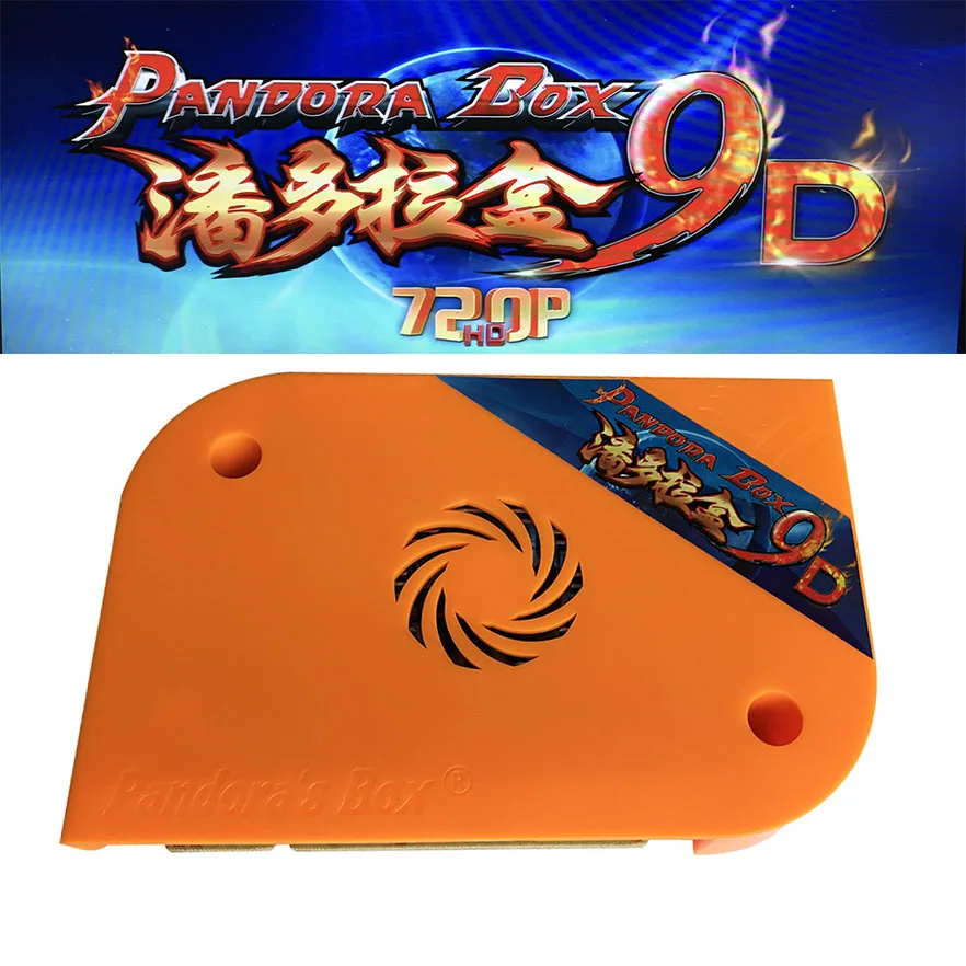 

New Jamma Pandora Box 9D 2500 in 1 (10 of 3D) support 4 Player Arcade Version Orange Multi Game Board HDMI/VGA Output