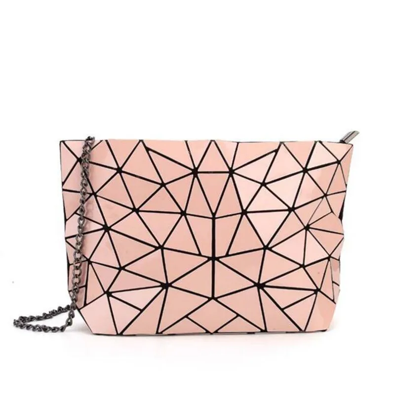 pink B Женский рюкзак для ноутбука, модный геометрический рюкзак для путешествий с защитой от кражи, Bao, школьные сумки для девочек-подростков, mochila mujer - Цвет: pink B