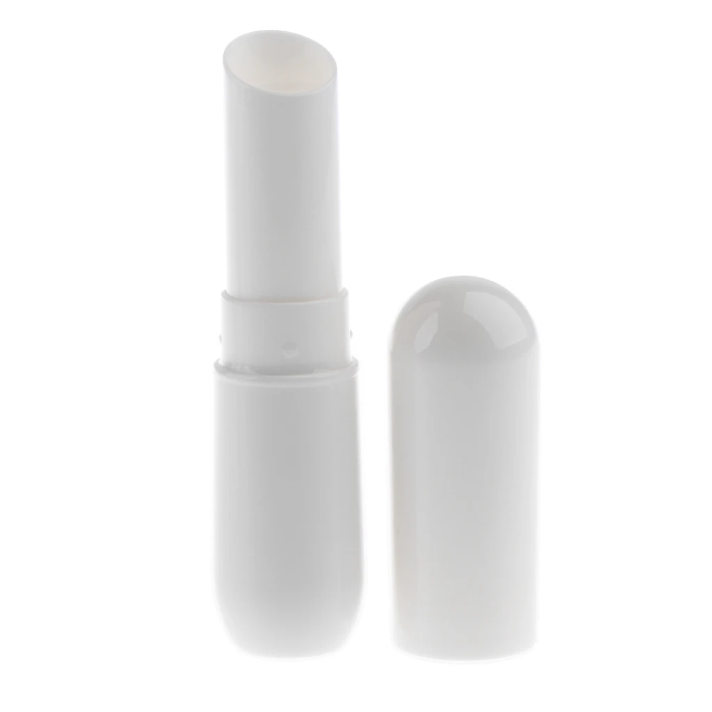 

10 Pieces 4g Lip Care Empty Container Tube Refillable Empty Lip Balm