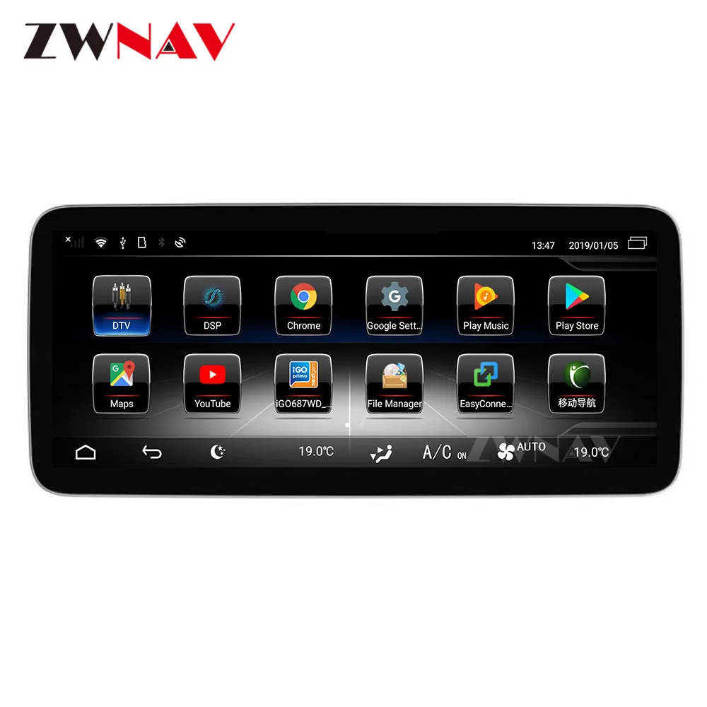 PX6 4+ 64 Android 9,0 автомобильный стерео dvd-плеер gps ГЛОНАСС Navi для MERCEDES BENZ C Class C180/C200/C230 W204 Видео Мультимедиа Радио