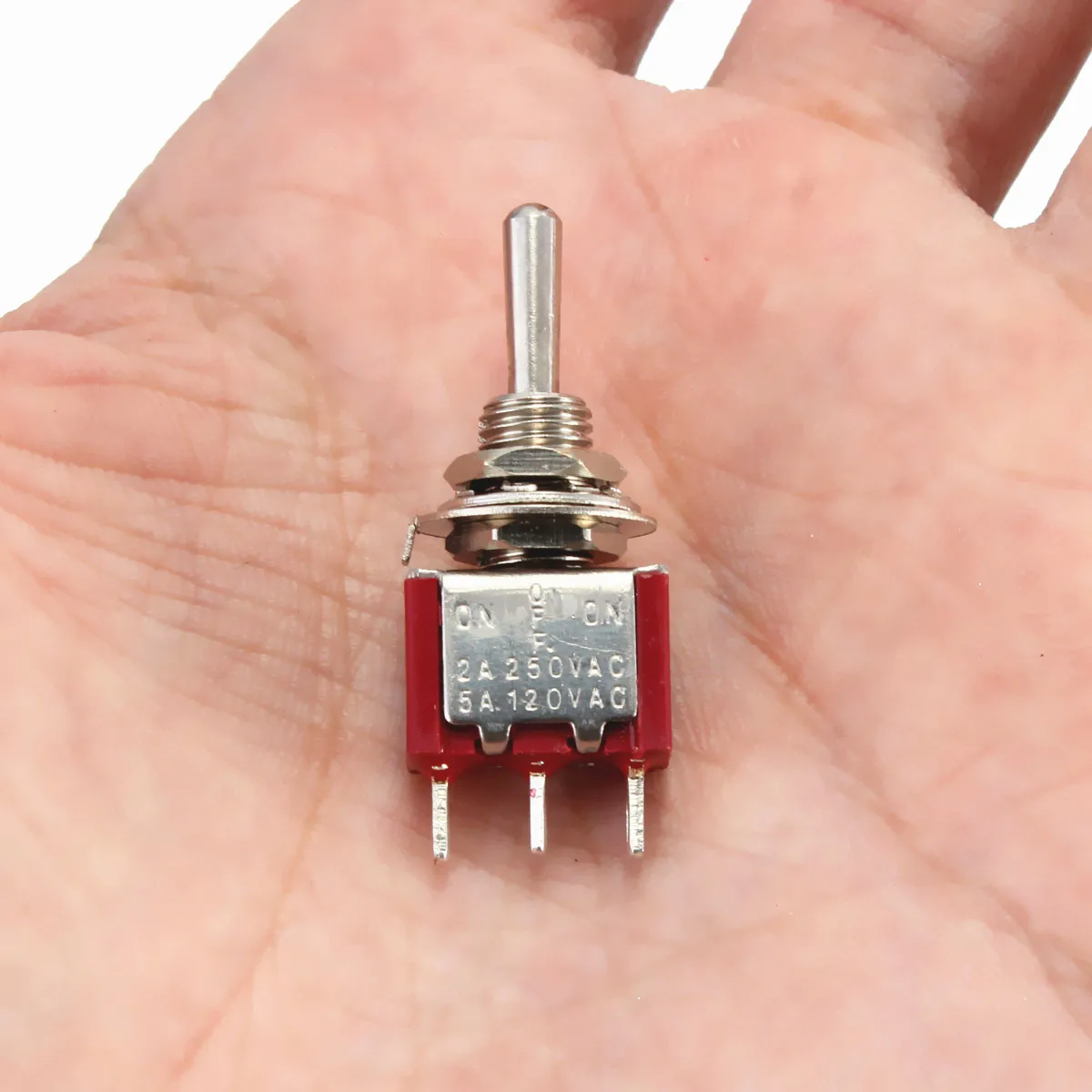 1 шт. тумблер MTS 123 6 Pin SPDT вкл./ВЫКЛ./ВКЛ. 3 положения Выключатель без фиксации 5A