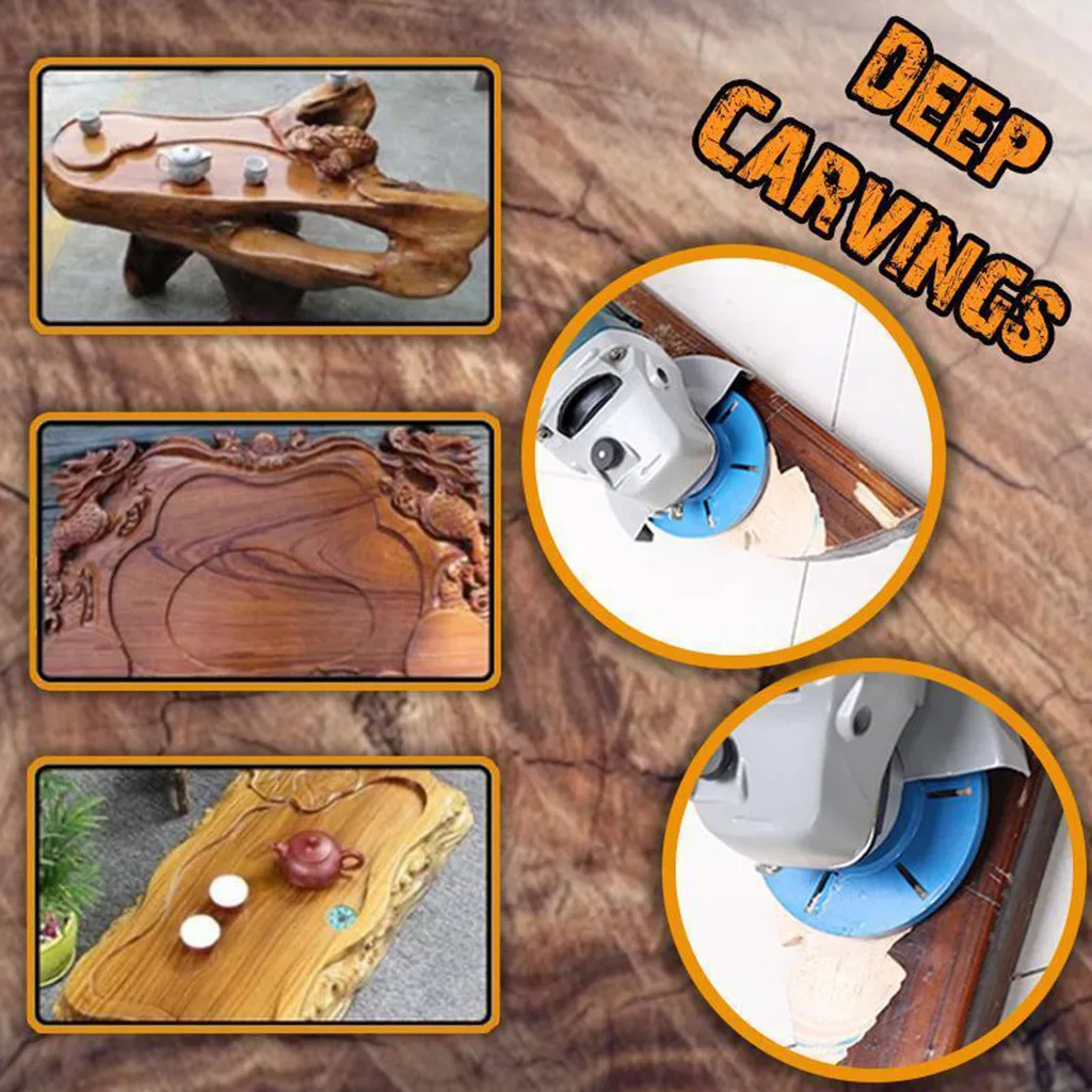 2 шт. карбида древесины шлифовальный резьба формирование диск для угловая