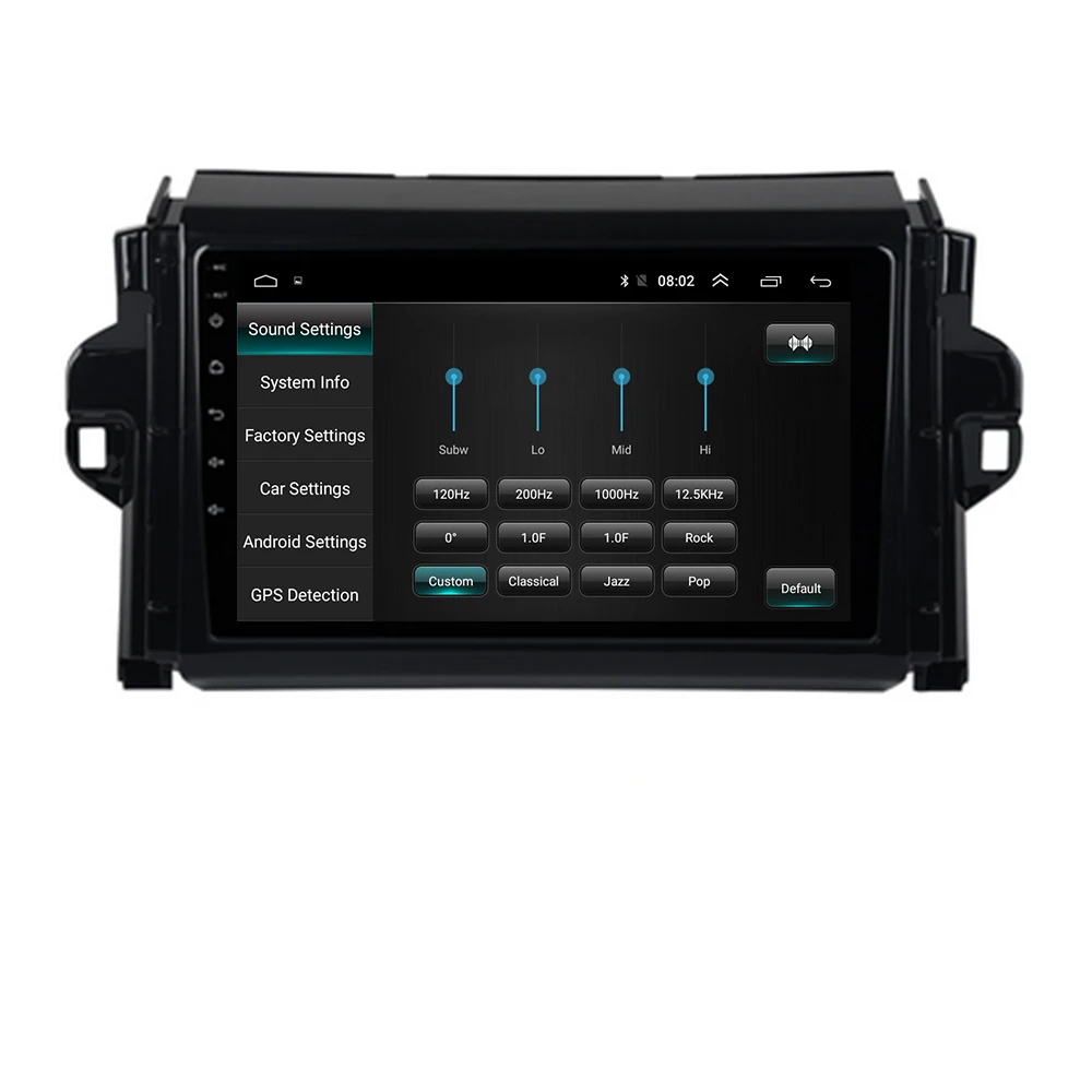 Android 8 1 автомобильный проигрыватель с радио и GPS Navi для Toyota Fortuner SW4 2015 + авторадио