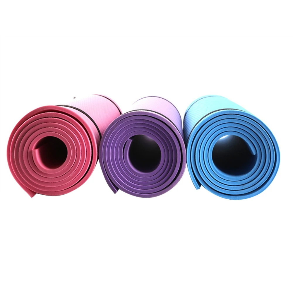 173*61cm PVC Yoga Mat Tasteless fitness mats 4MM Thick Non-slip Fitness Pad Sports pads For Exercise Pilates Gym | Спорт и