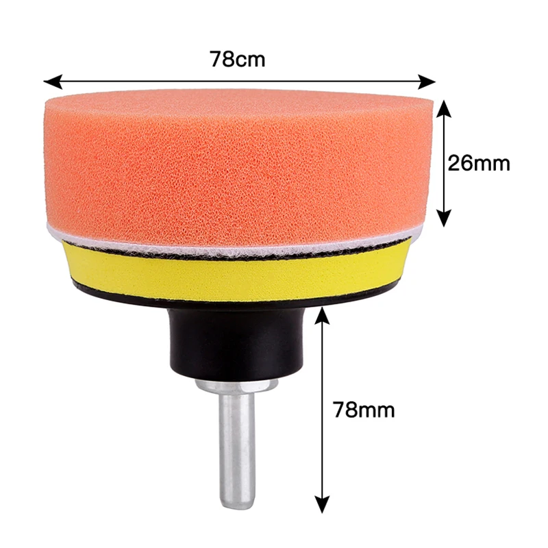 Полировальная губка для автомобиля диск с шерстяной насадкой полировки размер 8