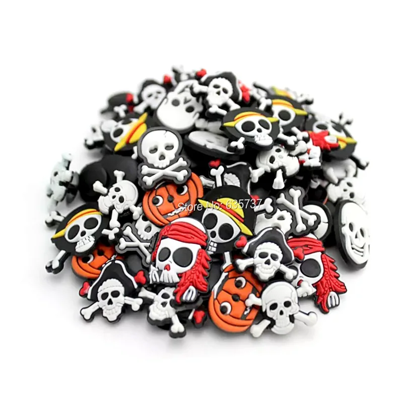 70 шт./лот Hallowmas PVC обувные шармы аксессуары для обуви украшение подходит детей