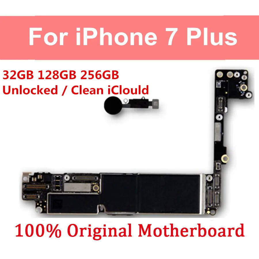 Разблокированная материнская плата для iPhone 7 Plus 32 ГБ 128 256 5 дюймов основная