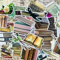 22pcspack vintage books dictionery sticker diy craft scrapbooking album junk journal planner decorative stickers
