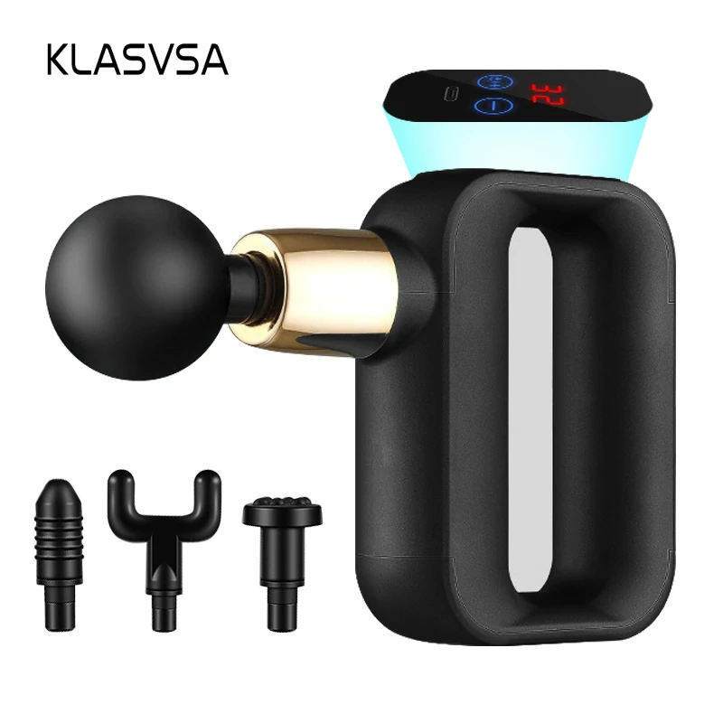 

KLASVSA Mini Massage Gun Muscle Relaxation Fascia Gun Pain Relief Shaping Slimming Neck Body Massager