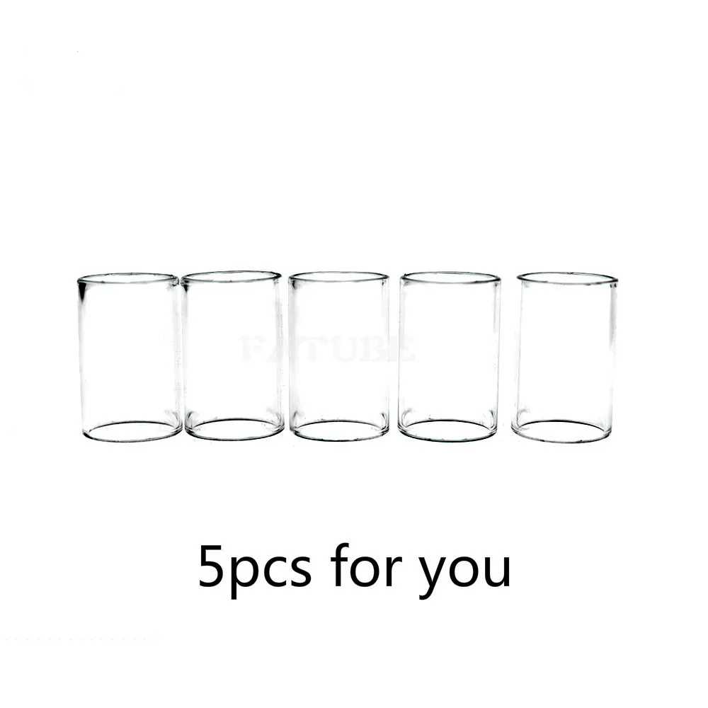 

FATUBE 5pcs straight mini glass cups for EVOD PRO V2/KBOX MINI/vola tank/stick PICO mage/PANGU/protank 5 GLASS TUBE