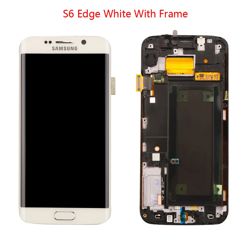Оригинальный ЖК-дисплей 5 1 дюйма Super AMOLED для SAMSUNG Galaxy s6 edge дисплей G925 G925F