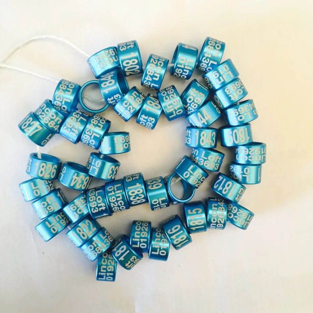 5 мм алюминиевые Кольца для птиц кольца голубей на ногах|Дрессировка птиц| |