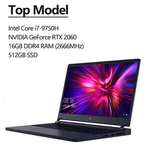 i7 16G 512G RTX2060 Версия Xiaomi mi Ga mi нг Тетрадь 15,6 inch 8/16GB 256/512/1TGB SSD Intel Core i5-9300H/i7-9750H GeForce GTX ноутбук - Цвет: i7 16G 512G RTX2060