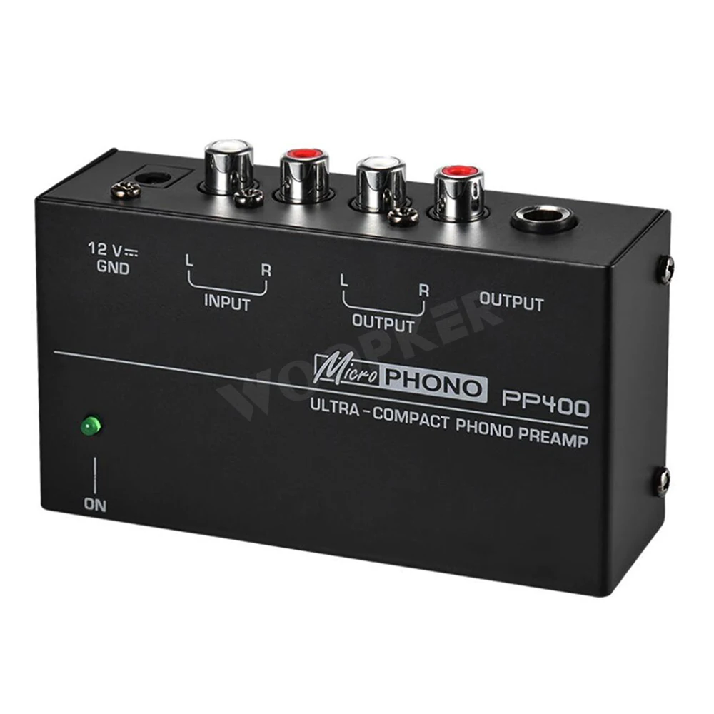 Ультракомпактный предусилитель для телефона PP400 преобразователь RCA вход/выход 1/4