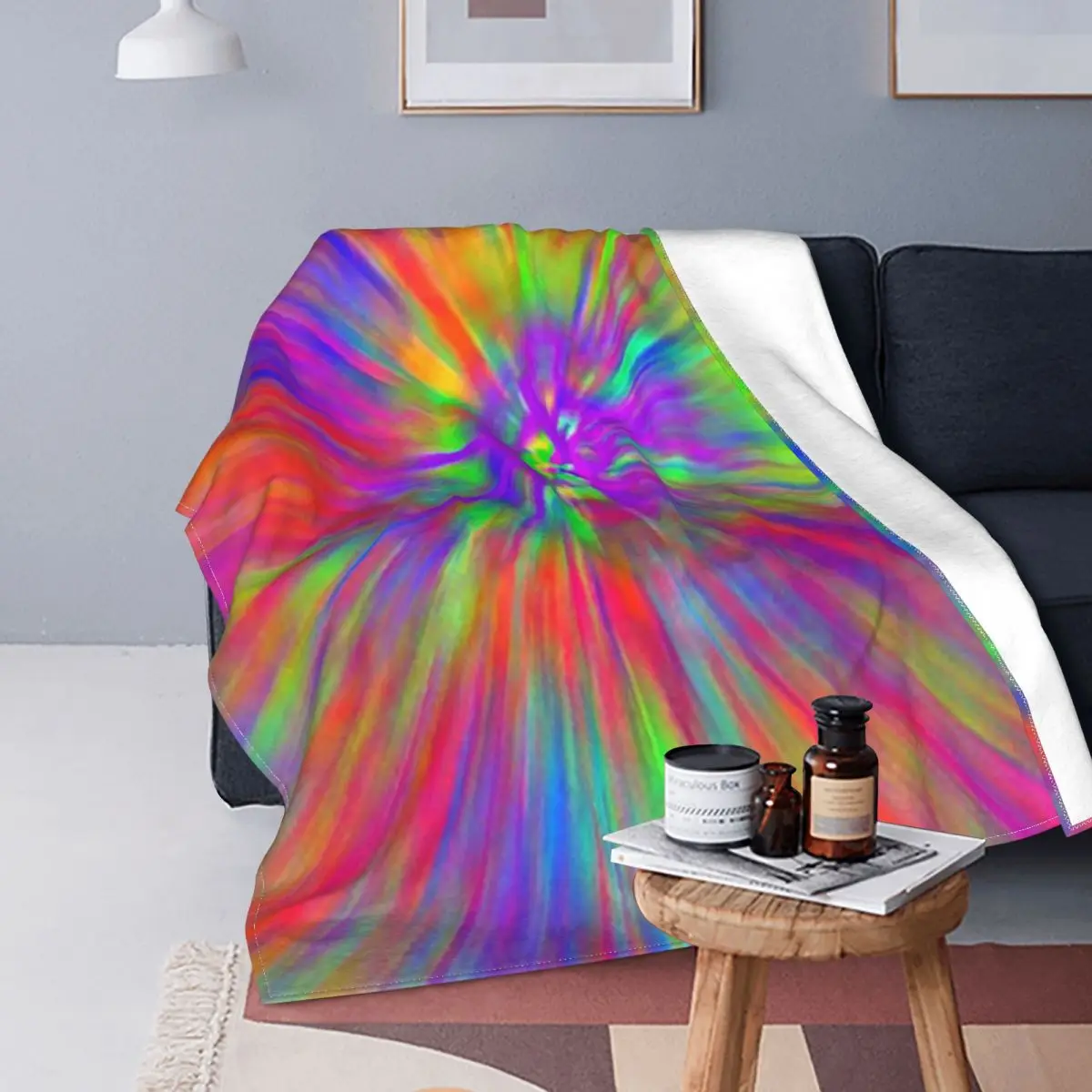 

Одеяло Фланелевое ультра-мягкое флисовое, с рисунком краски