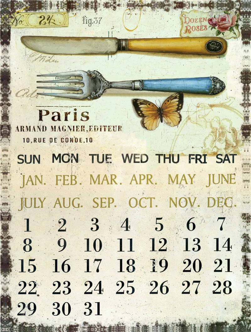 

Cutlery Room Decor Metal Sign Posters on the Wall Stickers Welcome Sign in Home Decor Vintage Metal Plate Kitchen Decoration